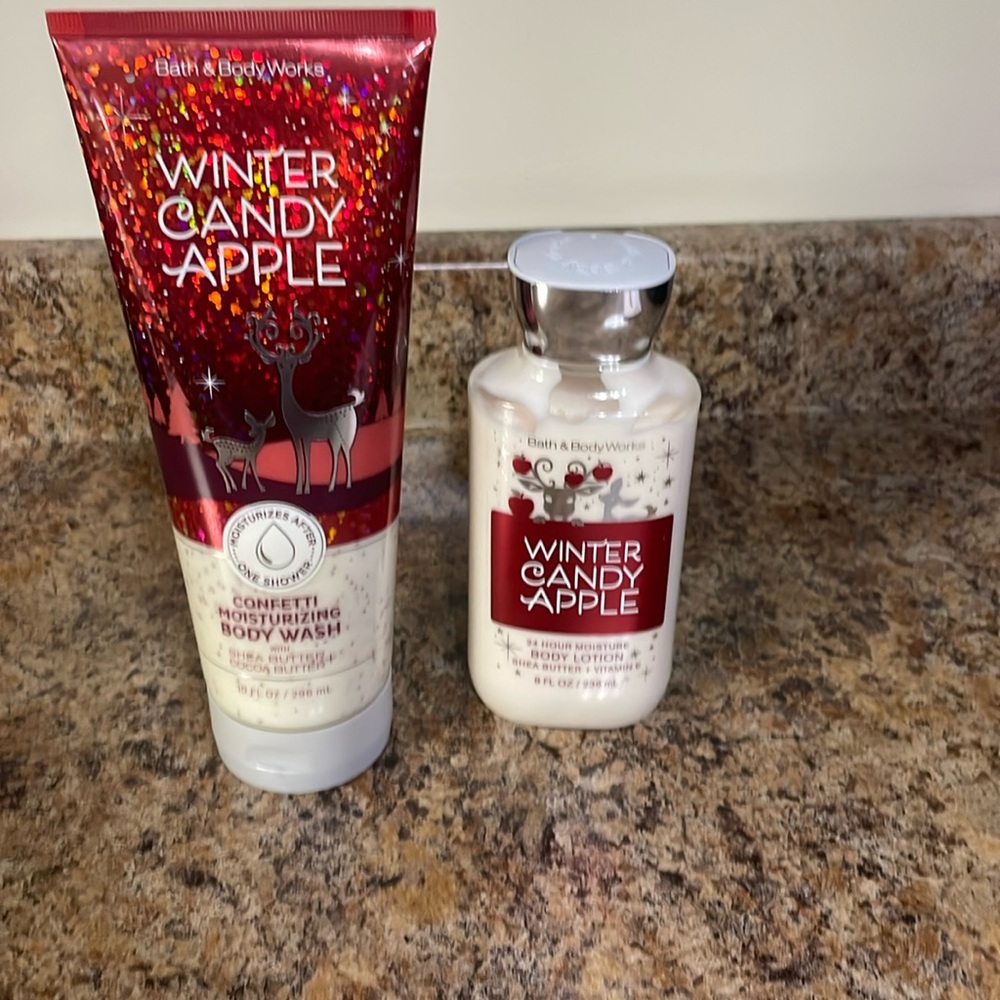 Bath and body works- winter candy apple